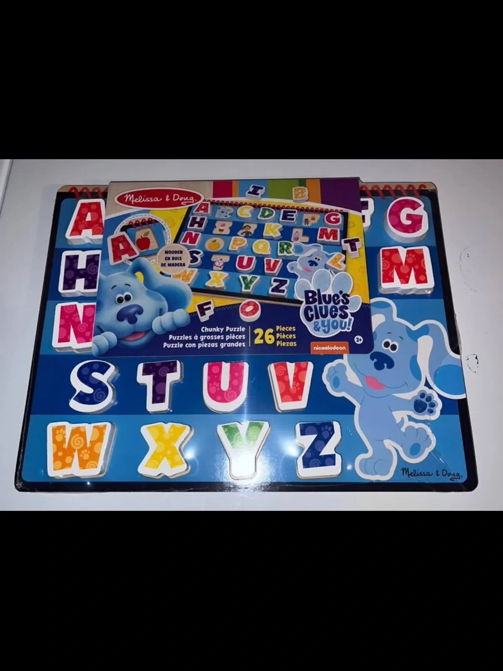 Melissa & Doug Blue's Clues & You! Wooden Chunky Alphabet Puzzle